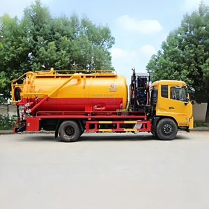 Camion de nettoyage des eaux usées Dongfeng, <span class=keywords><strong>prix</strong></span> direct usine, 5,57 m³, 245 CV, avec moteur auxiliaire et <span class=keywords><strong>jet</strong></span> d'eau haute pression - Product Image 4