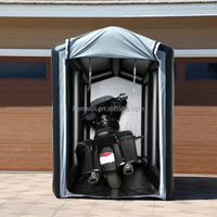 Abri de moto gonflable de haute qualité pour l'extérieur, tente de stockage gonflable, garage imperméable avec cadre gonflable pour moto