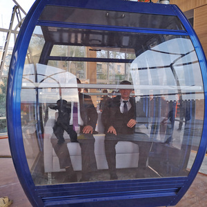 Cable aéreo para coche, elevador de góndola de 6 asientos, una cabina para turismo en lugares escénicos - Product Image 5