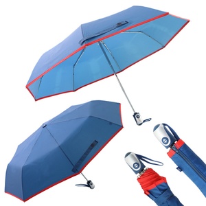 ร่มเปิด-ปิดอัตโนมัติ ป้องกันรังสียูวี ร่มพกพา ร่มเดินทางสำหรับผู้ใหญ่ ร่มพับกันฝนสำหรับกิจกรรมกลางแจ้ง - Product Image 1