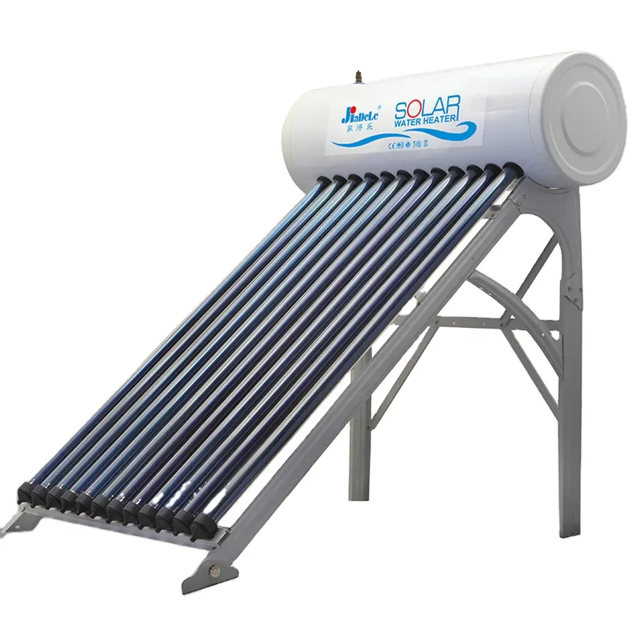 JIADELE 히트 파이프 태양열 집열기/분할 태양열 온수기 시스템/가압 calentador de agua 태양열 온수 시스템