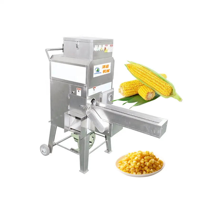 Farm Commercial Corn Thresher Tender Fresh Maize Sheller Sweet Corn Threshing Machine