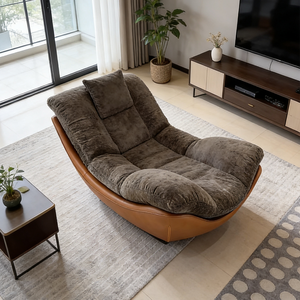 <span class=keywords><strong>Fauteuil</strong></span> de salon en tissu de luxe moderne, <span class=keywords><strong>fauteuil</strong></span> inclinable en tissu moelleux <span class=keywords><strong>pour</strong></span> le salon, meubles de maison - Product Image 2