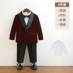 Traje Formal <span class=keywords><strong>de</strong></span> 3 Piezas para Niños, Diseño Floral, para Recital <span class=keywords><strong>de</strong></span> Piano, Primer <span class=keywords><strong>Cumpleaños</strong></span>, Actuación - Product Image 4