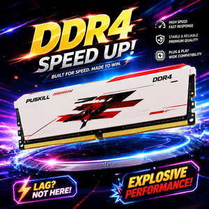 Mémoire RAM pour ordinateur portable PUSKILL DDR4 SODIMM haute performance 32 Go 2666 MHz 3200 MHz Vitesse rapide - Product Image 1