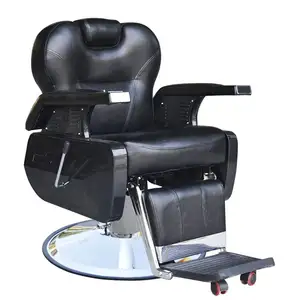 Creative design orange hairdressing chair synthetic leather gold beauty hair saloon diamond salon chair