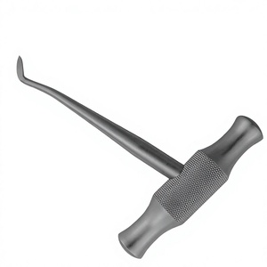 เครื่องมือถอนรากฟัน BK Industries รุ่น BKI-SLK-2402  ด้ามจับแบบมีลาย  วัสดุเงิน  ชนิดใช้มือ  ระดับ Class I ได้รับการรับรองมาตรฐาน CE - Product Image 1