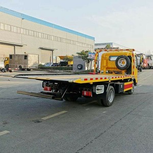 HOWO 4/5T <b>Flatbed</b> Towing Wrecker <b>Truck</b> Road Wrecker <b>Truck</b> for Vehicle Rescue Tow <b>Truck</b> - Product Image 5