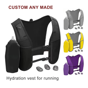 Tập thể dục Trail chạy vest không thấm nước dẫn phản quang đêm chạy thiết bị Marathon đào tạo đi xe đạp Hydration gói chạy Bộ vest - Product Image 1