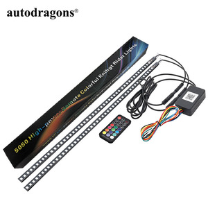 แถบไฟแฟลชกระพริบ12V SMD RGB ไฟหน้ารถ LED อัศวินไรเดอร์แถบไฟแถบพร้อมแอป + รีโมทคอนโทรล - Product Image 3
