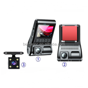 유니버설 자동차 운전 레코더 야간 투시경 대시 카메라 전후의 3 가지 녹음 - Product Image 4