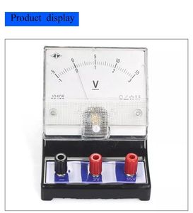 มิเตอร์วัดแรงดันไฟฟ้า DC แบบอนาล็อกสำหรับนักเรียนและมิเตอร์วัดแรงดันไฟฟ้า DC แบบดิจิตอล - Product Image 6
