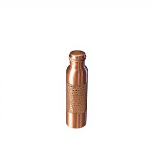 Botella de Agua Deportiva Plegable de Cobre de Alta Calidad, Ecológica, con Pajita, Logotipo Personalizado, Artículos para Beber, Saludable, Higiénica, 100% Pura, Apta para Lavavajillas - Product Image 5
