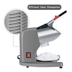 出厂价不锈钢电动碎冰机 2 刀片家用雪锥机 含盖碗 - Product Image 6