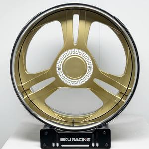 Jantes Bku forgées en 2 parties 5x120.65 pour Chevy Chevrolet Impala <span class=keywords><strong>Bel</strong></span> <span class=keywords><strong>Air</strong></span> Nova Deep Dish 18 19 20 pouces, jantes en alliage polies sur mesure - Product Image 3