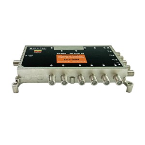 MSQ512 5x12 Terminal Satellite Multiswitch 950-2150MHz Amplificateur 4 <span class=keywords><strong>SAT</strong></span> + 1 Terre 12 Quattro Quad LNB 4K Ultra HD DVB-S2 Métal - Product Image 5