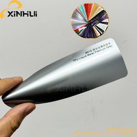 Film de protection de peinture gris métallique liquide de luxe 7,5 mil, TPU haut de gamme, changeant de couleur, anti-rayures, ultra brillant, vinyle métallique