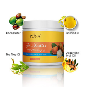 Posa tratamento capilar sem enxofre, hidratante profundo do cabelo de manteiga de karité deixa no condicionador - Product Image 3