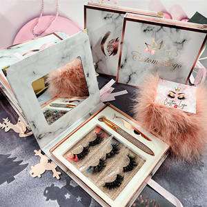 ขนตาปลอมแม่เหล็ก<span class=keywords><strong>3</strong></span>คู่พร้อมกระจกกล่องบรรจุภัณฑ์ขนตาแบบแม่เหล็ก5คู่ - Product Image 5