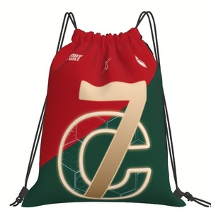 Bolsa con Cordón Oxford con Diseño de <span class=keywords><strong>CR7</strong></span> - Gran Capacidad, Transpirable y Duradera, Unisex, para Estudiantes, para Entrenamiento Extracurricular - Product Image 2