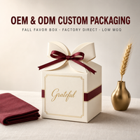 Scatole Regalo in Carta Kraft Personalizzate OEM ODM, Confezioni per il Ringraziamento, Certificato ISO 9001, Produzione Diretta