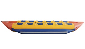 Venta <span class=keywords><strong>al</strong></span> por mayor de fábrica: Bote inflable tipo banana marina de PVC de 0.65mm de grosor para juegos acuáticos de verano, remolcable, para 5-12 <span class=keywords><strong>pasajeros</strong></span>, 1 unidad. - Product Image 4