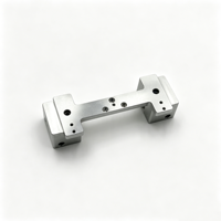 Support de montage de type pont en acier inoxydable usiné CNC sur mesure, anodisé, avec fraisage de précision et trous fraisé à chanfrein pour