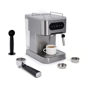 1.5L Water Tank Professional Grinder Milk Frother 20 Bar Expresso Italian Coffee Machine for Restaurant Hotel Office Cafe Shop