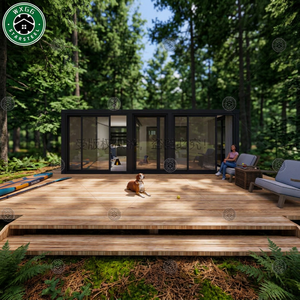 Casa Contenedor Plegable y Expandible Prefabricada Más Popular, Mini Casa Moderna de 2 Dormitorios - Product Image 1