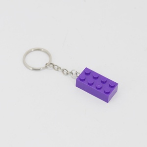 Llavero de Bloques de Construcción Personalizados 2x4, Anillo para Llaves con LOGO Personalizado, DIY MOC, Colgante para Bolso, Adorno para Coche, Pequeñas Piezas de Ladrillos de Alta Calidad - Product Image 5
