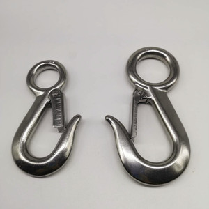 0.2T/0.5T 28mm Baja Tahan Karat 304 Poles Berkilau, Pengait Pengangkat Kargo, Pengait Derek, Aksesoris Perlengkapan Rigging Kelautan - Product Image 3