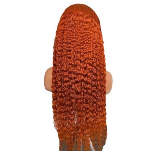 Perruque Lace Front à Petites Boucles, Style Européen et Américain, pour Femme, Longue et Bouclée, Enroulée en Tube, Six Couleurs Blond Platine Naturel 12A - Product Image 2