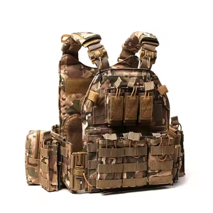 Chaleco táctico de camuflaje para exteriores, ligero y duradero, bolsa para revistas de liberación rápida, producto de seguridad directo de fábrica para uso en el campo - Product Image 6