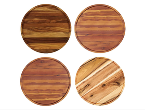 Due livelli legno di Acacia pigro Susan <span class=keywords><strong>Organizer</strong></span> tipo in piedi cucina giradischi mobile per dispensa e tavolo stoviglie spezie di stoccaggio - Product Image 3