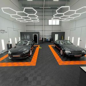 Grille de mosaïque en plastique pour salle de lavage de voiture 4s <span class=keywords><strong>Tapis</strong></span> de sol pour boutique Grille de sol multifonctionnelle pouvant être cousue Grille de sol pour salle de lavage de voiture - Product Image 5