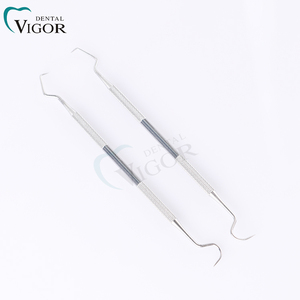 Instrumen gigi SS sekali pakai, pemindai penjelajah dua ujung lurus untuk dokter gigi - Product Image 4