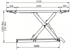 Équipement de levage de véhicules hydraulique à ciseaux mobile portable certifié CE de 3,5 à 4 tonnes <span class=keywords><strong>pour</strong></span> <span class=keywords><strong>garage</strong></span> et atelier 4S - Product Image 4