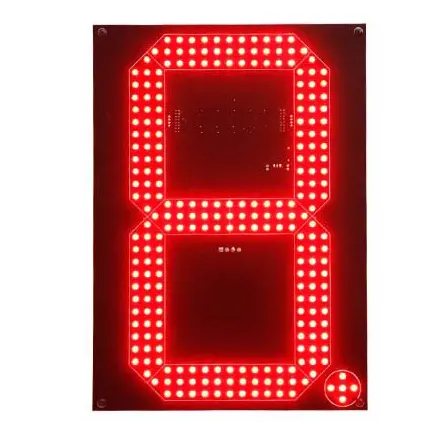 12 인치 LED 가스 가격 기호 화면, LCD 원격 제어 상자 컨트롤러 야외 LED 디스플레이 체인저