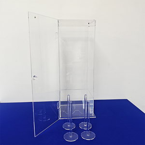 Acrylic Ice Cream Cone Dispenser rõ ràng Waffle Cone chủ với bao bì giữ túi Ice Cream Cone hiển thị trường hợp tủ - Product Image 2