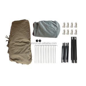 Carpa de Techo Ligera de 220G de Poliéster y Algodón, Refugio de Alta Calidad para una Persona, para Campismo, Senderismo, Supervivencia en la Naturaleza y Bushcraft - Product Image 6