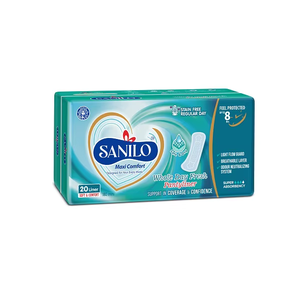Sanilo Maxi Dry Panty Liner Cottony 180MM 20 Piezas Suave Cómodo Absorbente Protección Diaria Para Mujeres - Product Image 4