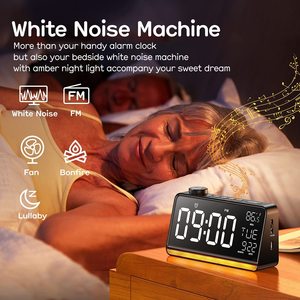 <span class=keywords><strong>Reloj</strong></span> Despertador Digital Electrónico Inteligente LED de <span class=keywords><strong>Amazon</strong></span> con Pantalla Grande, Termómetro, <span class=keywords><strong>Reloj</strong></span> de Escritorio Multifuncional - Product Image 2
