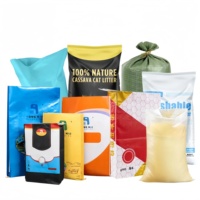 Pochette zip-lock transparente imprimée sur mesure, sac support en plastique laminé pour noix de café, riz, emballage alimentaire, vitrine transparente