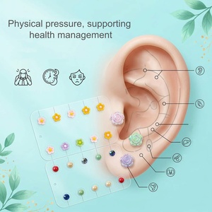 Semillas Auriculares de Oro 24K, 20 Unidades, Semillas de <span class=keywords><strong>Auriculoterapia</strong></span>, Perlas de Acupresión Autoadhesivas - Product Image 4
