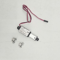 Mini 12V elektrikli lineer aktüatör 2 inç inme hızı 0.6 Inch/S 60N/14LB su geçirmez Motor kabin pencere doğrusal hareket için