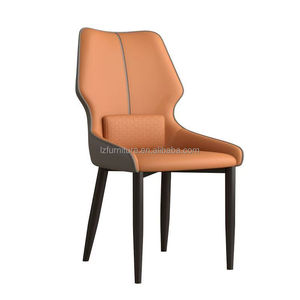 Modern High-End Luxury Dining Chair Elegant Leather Design for Home Leisure Hotel Tea <b>Table</b> or Meeting-Simple Style Chair - Product Image 4