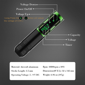 2021 Le plus récent stylo de batterie de tatouage de machine de moteur <span class=keywords><strong>suisse</strong></span> de qualité supérieure pour cartouche de tatouage - Product Image 5