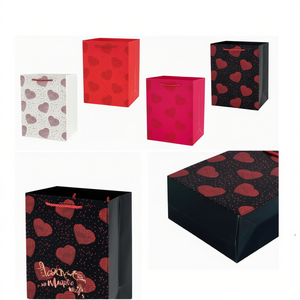 Sac cadeau en papier à thème romantique 44*31*12 Portable BOLSA REGALO pour fournitures promotionnelles <span class=keywords><strong>de</strong></span> fête - Product Image 2