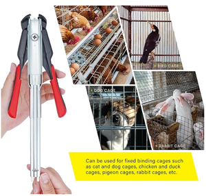 R8 P7 C20 Chim Gà Chim Bồ Câu Thỏ Lồng Kẹp Mùa Xuân Tải Hướng Dẫn Sử Dụng Hog Vòng Plier Công Cụ - Product Image 4