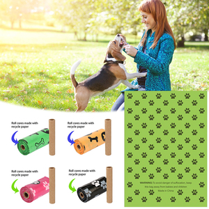 Sacs écologiques <span class=keywords><strong>Pla</strong></span> 100% pour petit chiot, biodégradables, outils d'extérieur pour animaux domestiques, toilette des chats, nettoyage des ordures, pochette de rangement pour chiens - Product Image 2